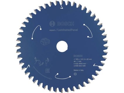 bosch pilovy kotouc expert for laminated panel pro akumulatorove pily 165 1 8 1 2 20 t48 2 608 644 549 ien568427