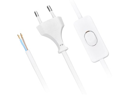 solight flexo kabel 2m 2 x 0 75mm2 bila plocha vypinac ien473269