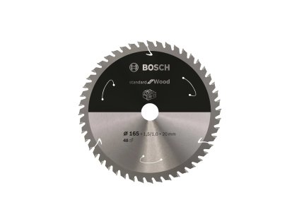 bosch pilovy kotouc pro wood cordless pro akumulatorovou okruzni pilu 165 1 5 20 mm t48 2 608 837 687 ien568299