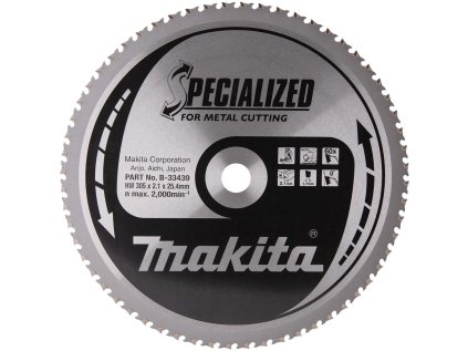 makita kotouc pilovy ocel specialized 305x2 1x25 4mm 60z b 33439 ien522337