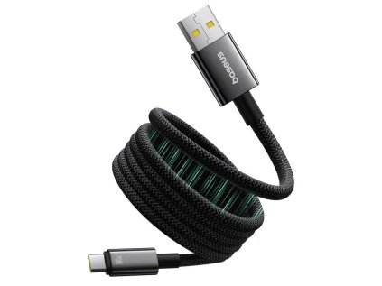 magneticky nabijeci kabel baseus tungsten usb usb c 1m 100w cerny ien539904