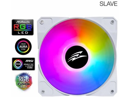 evolveo 12fsw argb bily ram ventilator 120mm slave ien508119