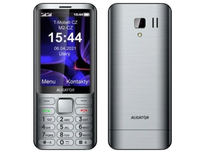 aligator d950 dual sim stribrny ien516643