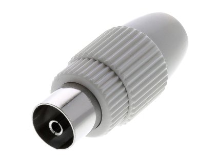 sencor sav 128 000 koaxialni konektor zasuvka primy bily plast nikl ien490828