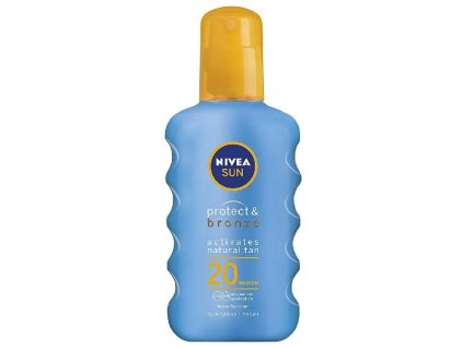 nivea sun protect bronze sun spray spf 20 200ml ien356469