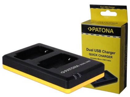 patona nabijecka foto dual quick canon bp 508 usb ien429377