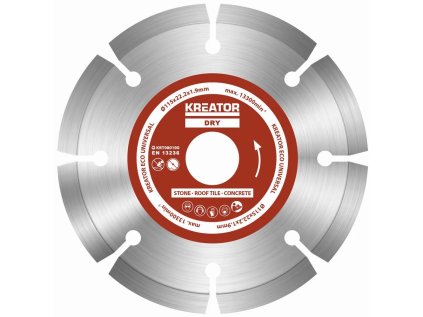 kreator krt080100 diamantovy kotouc segmentovy 115mm univerzal 3ks sada ien495004