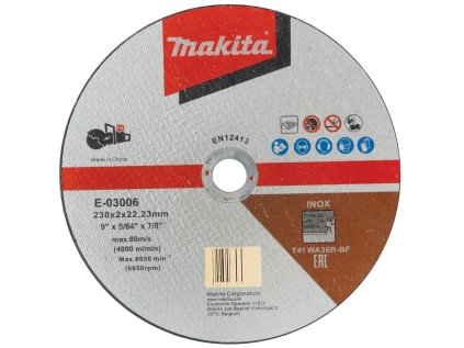 makita e 03006 rezny kotouc 230x2 0x22 23 nerez ien412971