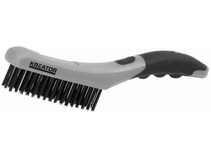 kreator krt561007 rucni drateny nerezovy kartac 4 rady plastovy ien494583