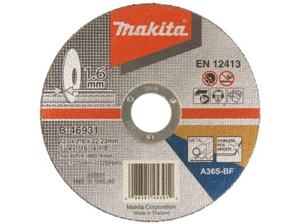 makita b 46931 rezny kotouc 125x1 6x22 nerez ien412947