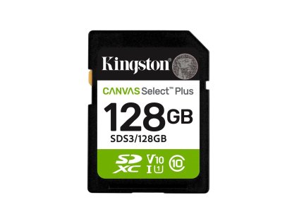 kingston sdxc 128gb canvas select plus gen 3 ien557354