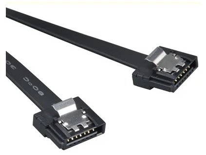 akasa kabel sata 3 0 super tenky se skrytym zamkem 15cm cerny ien204405
