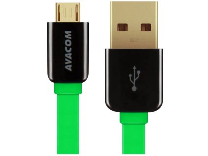 avacom mic 40g kabel usb micro usb 40cm zelena ien372314