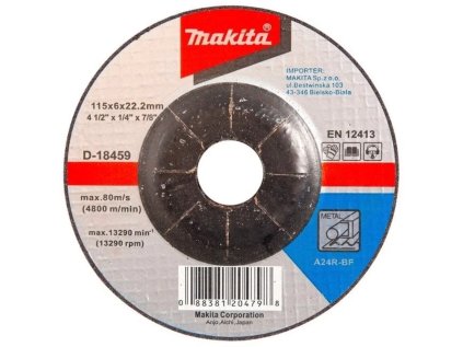 makita d 18459 brusny kotouc na kov 115x6mm ien442924