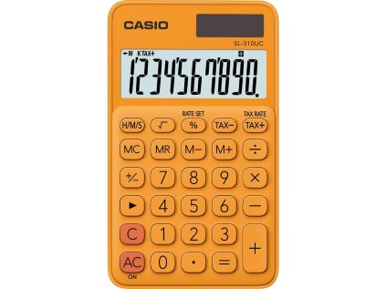 casio sl 310 uc rg kapesni kalkulacka oranzova ien487549