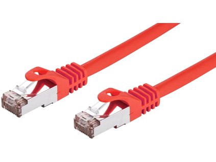 c tech patch cord cat6 ftp cerveny 1m ien525081