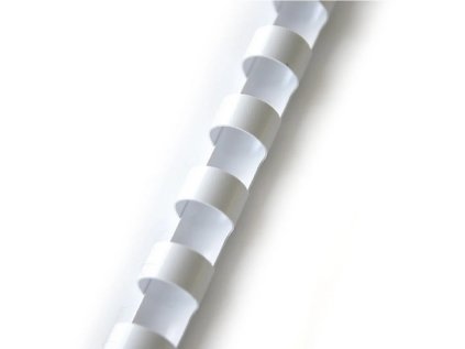 plastove hrbety 100ks 8mm bile ien129509