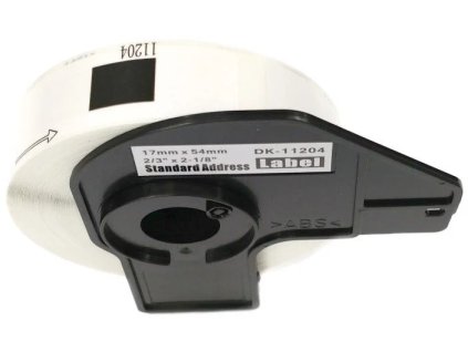 allprint pro kompatibilni s brother dk 11204 papirove bile univerzalni stitek 17 x 54mm 400ks ien391867