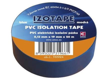 izolacni paska na kabely pvc 19 20 modra ien111755