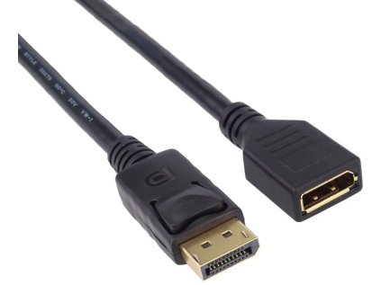 premiumcord displayport prodluzovaci kabel m f 2m ien210700