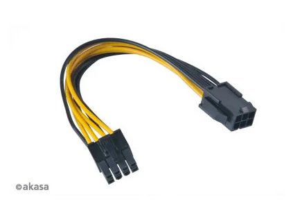akasa kabel ak cb051 redukce pcie na atx12v 15cm ien204359
