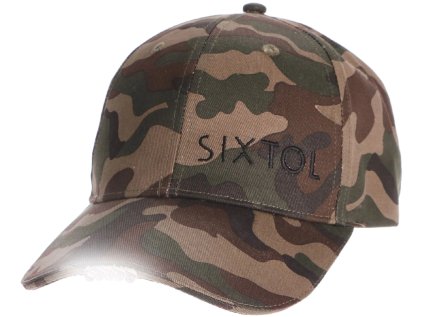 sixtol ksiltovka s led svetlem b cap 25lm nabijeci usb univerzalni velikost maskacova ien417194