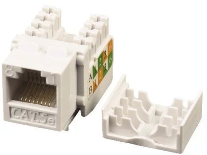 eurolan samozarezavaci keystone utp cat 5e bily horni svorkovnice ien268247