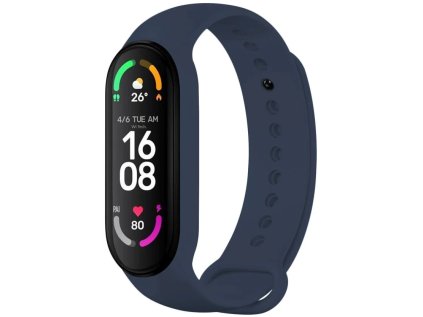 silikonovy reminek fixed silicone strap pro xiaomi band 7 mi band 6 mi band 5 modry ien529825