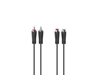 hama prodluzovaci audio kabel 2cinch 3 m stereo ien496535