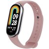 silikonovy reminek fixed silicone strap pro xiaomi mi band 8 smart band 9 ruzovy ien529836