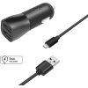 set autonabijecky fixed s 2xusb vystupem a usb micro usb kabelu 1 metr 15w smart rapid charge cerna ien451945