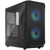 fractal design focus 2 rgb black tg clear tint ien463150
