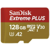 sandisk extreme plus microsdxc 128gb 200mb s uhs i u3 class 10 adapter ien444117
