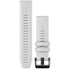 garmin reminek quickfit 22 mm silikonovy bily cerna prezka ien489263