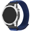 nylonovy reminek fixed nylon sporty strap pro garmin quickfit 22mm tmave modry ien537848