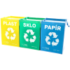 sixtol tasky na trideny odpad sort easy 3 basic 30x30x40 cm 3 x 36 l 3 ks ien437540