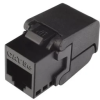 solarix keystone cat5e utp rj45 cerny samorezny ien125078