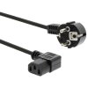 premiumcord kabel sitovy 230v k pocitaci 3m iec konektor do uhlu 90 ien227692
