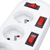 solight prodluzovaci privod 5 zasuvek bily 6x vypinac 3m obr galerie big ies92840181