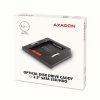 axagon rss cd09 ramecek pro 2 5 ssd hdd do dvd slotu 9 5 mm led hlinik image1 big ies62502241
