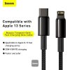 baseus tungsten gold rychlonabijeci datovy kabel usb c na lightning pd 20w 1m cerna obr galerie big ies91123364