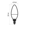 led zarovka classic candle 5w e14 tepla bila 3ks obr galerie big ies62860744