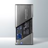 axagon eem2 sg2 usb c 3 2 gen 2 m 2 nvme sata ssd kovovy raw box bezsroubkovy stribrny image1 big ies57334326