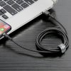 baseus cafule nabijeci datovy kabel usb na lightning 2 4a 0 5m seda cerna obr galerie big ies63563155