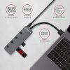 axagon hue msa 4x usb 3 2 gen 1 switch hub kovovy image1 big ies43997392