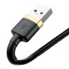 baseus cafule nabijeci datovy kabel usb na lightning 2 4a 1m zlata cerna obr galerie big ies63563183