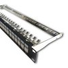 datacom patch panel 19 stp 24 port cat6a 1u bk vl beznastrojovy ien245133