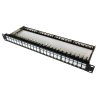 datacom patch panel 19 stp 24 port cat6a 1u bk vl beznastrojovy image1 big ies87357305