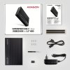 axagon ee35 gtr usb c 5gbps sata 6g 3 5 ribbed box cerny obr galerie big ies71675033
