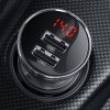 baseus ccbx 0s digital display nabijecka do auta 2xusb 24w stribrna obr galerie big ies91120947
